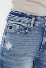Load image into Gallery viewer, Kancan High Rise Distressed Mom Jean