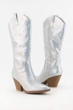 Load image into Gallery viewer, She&#39;s A Gem Rhinestone Cowgirl Boot