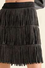 Load image into Gallery viewer, Rowdy Rhinestone Skirt