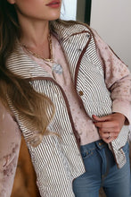 Load image into Gallery viewer, Snappy Stripe Puffer Vest