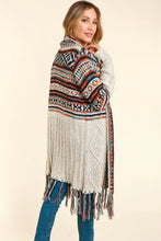Load image into Gallery viewer, Oatmeal Tribal Cardigan