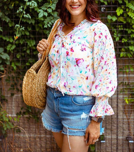 Summer Floral Blouse