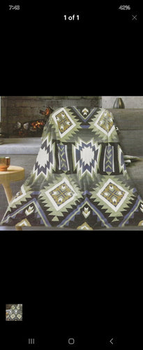 Gray & Sage Aztec