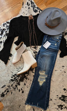 Load image into Gallery viewer, Coastal Breeze Cropped Sweater