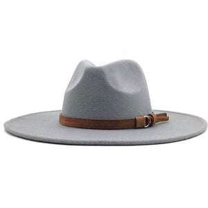 Sophisticated Flat Brim Hat