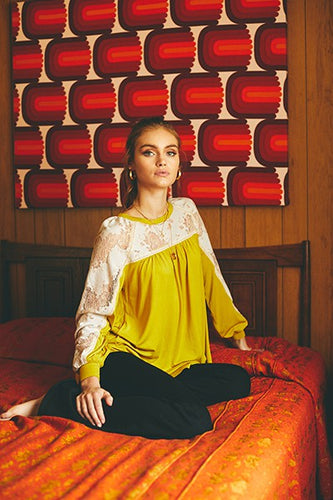 Sunny Mustard & Lace