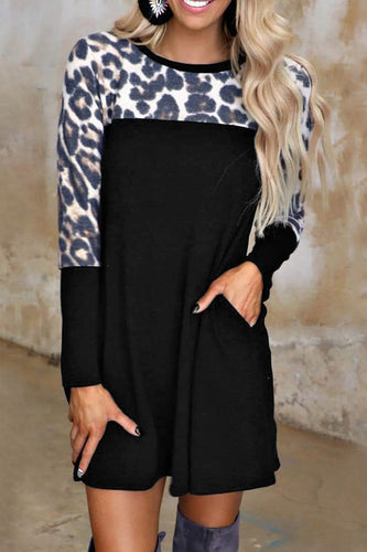 Perfected Leopard Sweater Dress