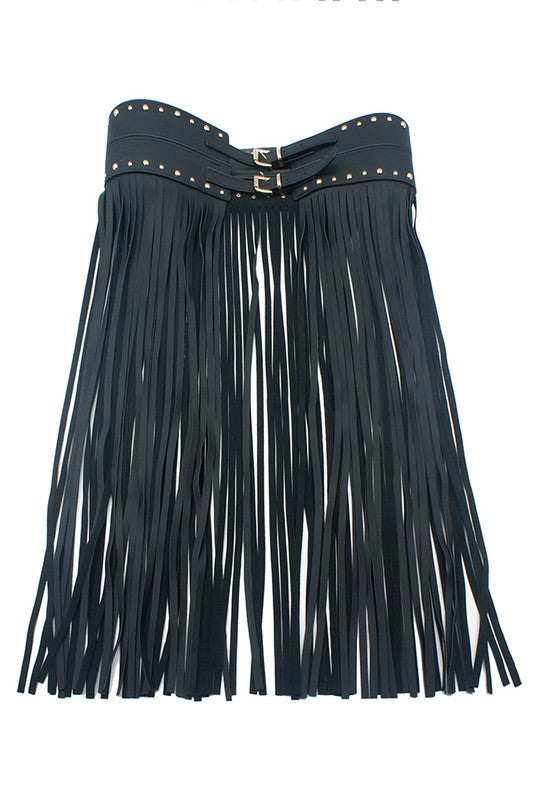 Tassel belt skirt hotsell