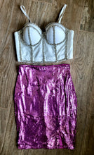 Load image into Gallery viewer, Doll Squad Sequin Skirt