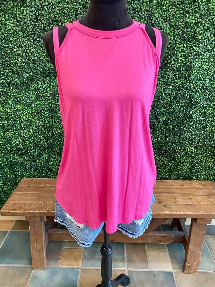 Think Pink - Strappy Tank