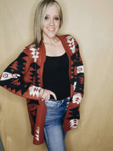 Load image into Gallery viewer, Burnt Aztec Cardi